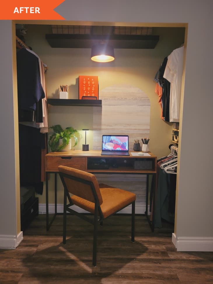 Closet Office Redo - Before and After Photos | Apartment Therapy